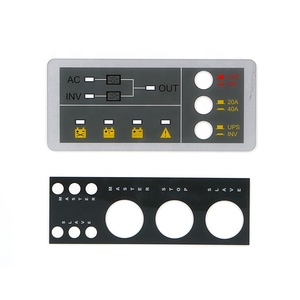 Tùy chỉnh sản xuất Matte <span class=keywords><strong>LEXAN</strong></span> polycarbonate Nhãn nhà sản xuất bảng điều khiển điện tử Overlay nhựa in nhãn - Product Image 5