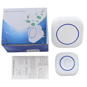 กริ่งประตูไร้สาย โรงงาน 1 ถึง 2  แบบใช้แบตเตอรี่ 2 ต่อ 2  ระยะไกล 300 เมตร  ควบคุมบ้านอัจฉริยะ  แบบไร้สาย  พร้อมไฟ LED  แบบเสียบปลั๊ก - Product Image 2