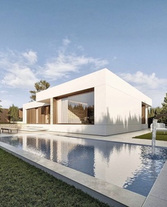 Petites cabines modernes préfabriquées portables Petit blockhaus en rondins Structure en acier Porte en bois Resort Chambre à coucher Villas Appartement Triangle Maison - Product Image 3