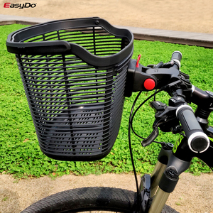 Cesta frontal para manillar de <span class=keywords><strong>bicicleta</strong></span> de montaña, accesorio de liberación rápida y fácil de instalar, extraíble, PP - Product Image 5