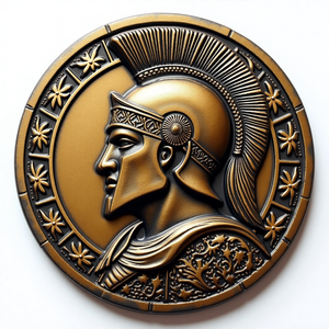 Nhà Máy biểu tượng tùy chỉnh kim loại đồng xu nhà sản xuất bán buôn cổ kim loại tiền xu cổ Rome cổ điển tiền xu cũ - Product Image 1