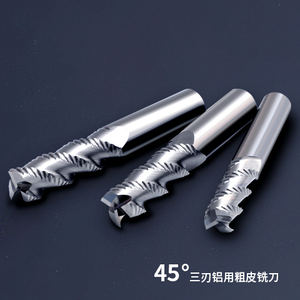 <span class=keywords><strong>3</strong></span>-Fluit Wolfraamcarbide Aluminium Grof Lederen Eindmolen, Met Grove En Lange Golfrandtextuur Grof Lederen Eindmolen - Product Image 4