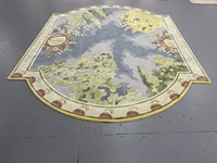 Non-Slip Machine Made Modern Light Luxury Chinese Home Bedroom Living Room Hallway Runner Large Carpet Rug Exercise Prayer PET