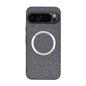 Tela in tessuto TPU Cover per Google Pixel 9 Pro 8A 8 7 Pro custodia con anello in lamiera - Product Image 1