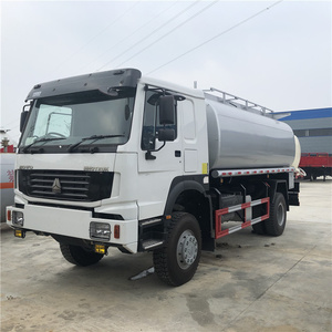 รถบรรทุกน้ำมันเชื้อเพลิง รถบรรทุกน้ำมัน CLW Sinotruk HOWO 4X4 12 ตัน รถจ่ายน้ำมันเชื้อเพลิง 266 แรงม้า สำหรับจ่ายน้ำมันเชื้อเพลิงในสถานที่ก่อสร้าง - Product Image 2