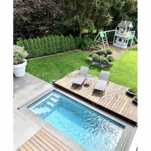 Couverture de <span class=keywords><strong>piscine</strong></span> coulissante <span class=keywords><strong>électrique</strong></span>, étanche et sécurisée, <span class=keywords><strong>avec</strong></span> système de télécommande pour piscines extérieures résidentielles - Product Image 1