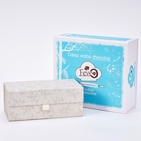 Luxuriöse magnetische Geschenkbox Verpackung Bandgriff faltbar benutzerdefiniertes Logo harter starrer Karton Papier schwarz rosa faltbare Papierbox