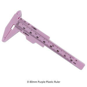Mini 0-80mm nhựa Vernier Caliper Độ chính xác đo lường nhựa cai trị quy mô Vernier Caliper đồ trang sức công cụ đo lường - Product Image 4
