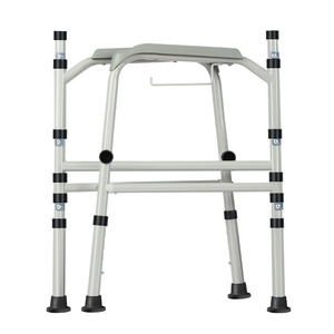 Foldable Portable Toilet <b>Chair</b> With Non Slip <b>Padded</b> Seat For Elderly Disabled And Pregnant Women Shower <b>Chair</b> - Product Image 5