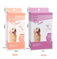 Rodin Essential Peigne et brosse de toilettage écologique pour animaux de compagnie pour chiens chats petits animaux