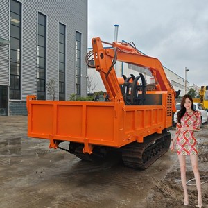 Cheap Price 500KG Loading Capacity <strong>Wheelbarrow</strong> <strong>Crawler</strong> Hydraulic Mini Dumper <strong>Tipper</strong> Truck Dumper - Product Image 3