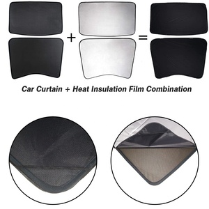 Pare-soleil de toit en verre pour Tesla Model 3 Highland Pare-soleil de toit pour rafraîchir pour Tesla Model 3 Accessoires de voiture 4 PCS/Set - Product Image 2