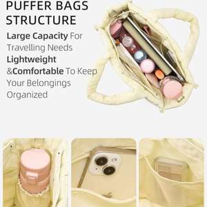 Bolso de mano multifuncional de gran capacidad para mujer de alta calidad - Product Image 4