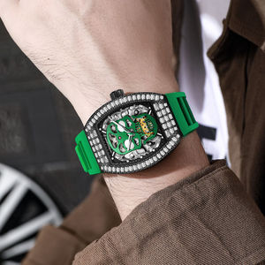 Reloj mecánico para hombre <span class=keywords><strong>Richard</strong></span>, reloj mecánico totalmente automático, reloj de hombre <span class=keywords><strong>Miller</strong></span> con forma de barril, éxito de ventas, resistente al agua y luminoso. - Product Image 2