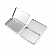 Boîte de rangement pour autocollants avec couvercle à charnière pour petits accessoires, impression personnalisée, OEM, ODM, vente en gros, emballage en vrac