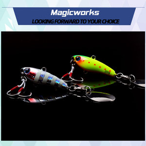 Esca Metallica MagicWorks Whirlwind VIB con Lama Girevole 20g 30g 40g per <span class=keywords><strong>Pesca</strong></span> in Acqua Salata e Dolce - Product Image 6