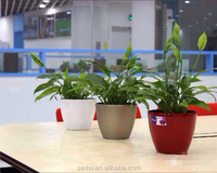 Pot de fleurs artificiel blanc mat pour décoration de mariage, accessoire multifonctionnel, pour le sol d'un hôtel, support pour jardin, bonsaï, macetas