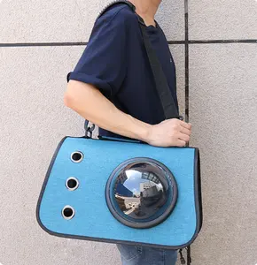 Chiot avec Approuvé Par la Compagnie Aérienne Souple Pour Animaux <span class=keywords><strong>De</strong></span> Compagnie Fourre-Tout Transporteurs Sacs Portable Pour Animaux <span class=keywords><strong>De</strong></span> Compagnie Transporteur - Product Image 1