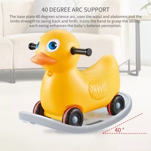 Divertente Auto Cavalcabile per Bambini a Forma di Anatra, Giocattolo Creativo <span class=keywords><strong>2</strong></span> in 1 - Product Image 3