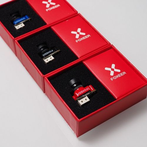 Foxeer Arrow Micro Pro 600TVL FPV CCD Camera with OSD 1.8mm Lens NTSC DWDR 90dB 2D DNR for FPV Racing Drone Red