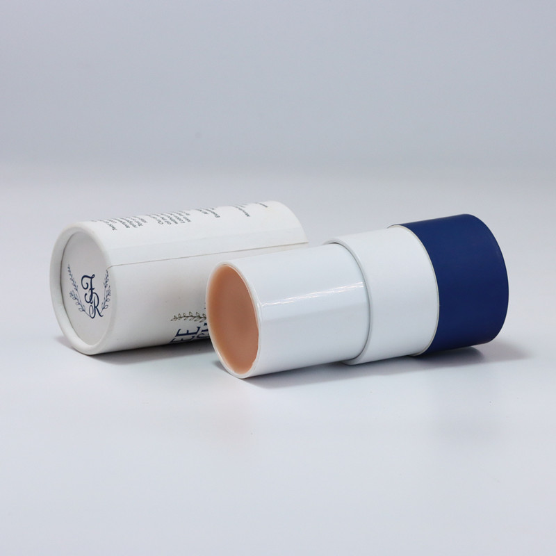 Factory Suppler Paper Deodorant Stick Paper Tube Twist Up For Deodorant Lip Balm Perfume Solid Balm Packaging Customized Size