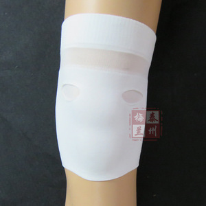 Manchon de protection pour genou en coton élastique, couleur unie, protection thermique pour le soutien des articulations - Product Image 1