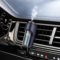 SCENTA doldurulabilir lüks parfüm sprey hava spreyi özel Logo otomatik küçük elektrikli sıvı araba hava spreyi havalandırma klipsi