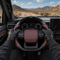 Volante de Fibra de Carbono Real, Diferentes Colores y Materiales Disponibles para Toyota Land Cruiser Prado, Personalizado