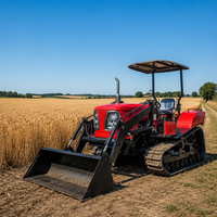 Motoculteur à chenilles certifié CE, haute efficacité, prix usine, pour l'exportation