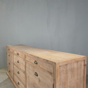 Armario <span class=keywords><strong>de</strong></span> madera <span class=keywords><strong>de</strong></span> reciclaje excelente, restauración antigua hecha a mano - Product Image 3