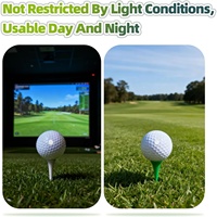 Autocollants réfléchissants à points - Pack de 308 pour une meilleure détection par les caméras haute vitesse et les simulateurs, accessoires de marquage pour balles de golf