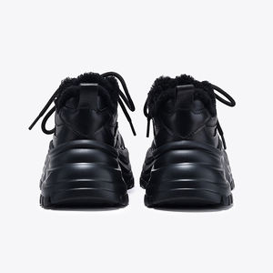 Suministro directo de fábrica, zapatillas deportivas gruesas para <span class=keywords><strong>mujer</strong></span>, diseño de moda con cordones, zapatos informales de suela gruesa para papá, zapatillas - Product Image 4