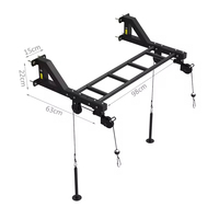 Bar Pull Up Dinding untuk Rumah, Peralatan Fitness, Kabel Pulley, Bar Paralel Tunggal