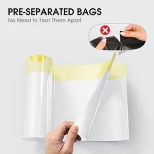 ถุงขยะแบบมีเชือกผูก ถุงพลาสติกสำหรับครัวเรือน ขายส่งจากโรงงาน - Product Image 2