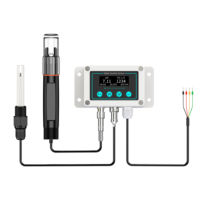 Analyseur numérique de test de qualité de l'eau 2 en 1, électrode IoT RS485 pour l'aquaculture, sonde EC PH, compteur de traitement, capteur de détection de l'eau