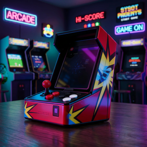 Fashion Mini <b>Arcade</b> <b>Game</b> <b>Machine</b> HD Color Screen Portable Retro Gaming Console Holiday Gift - Product Image 4