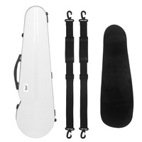 Étui pour violon en fibre de carbone IRIN 4/4 ultra-léger avec double bandoulière sac à dos étanche sac à instruments