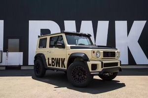 Nuovo Kit Carrozzeria Stile <span class=keywords><strong>LB</strong></span> di Alta Qualità per Suzuki Jimny, Paraurti Anteriore in FRP, Spoiler, Cofano e Parti Carrozzeria - Product Image 3