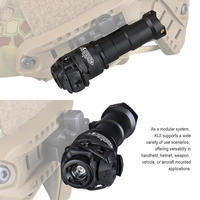 Lampe torche haute puissance, portée 400 m, lampe de scout avec support pour la chasse en plein air, le camping, l'utilisation nocturne, accessoire de randonnée