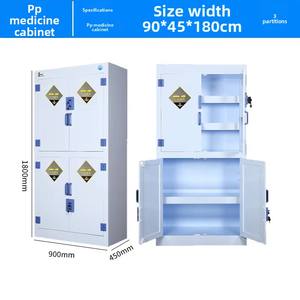 Armadietti Chimici in PP di Alta Qualità per Laboratori Scolastici, Armadietti per Reagenti e Armadietti per Stoccaggio Chimico - Product Image 5