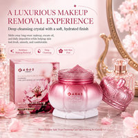 Gel nettoyant pour le visage à la fleur de pêcher, élimination des points noirs, contrôle du sébum, démaquillant, nettoyage en profondeur, traitement de l'acné