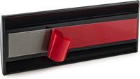 Support mural incurvé en aluminium pour panneaux de porte de bureau, plaqué argent, impression numérique couleur personnalisée, plaque signalétique pour entreprise