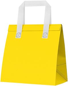 Sac thermique réutilisable écologique personnalisé en non-tissé, sacs réutilisables recyclables, impression de logo personnalisé, alimentaire, feuille d'aluminium - Product Image 2