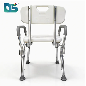 Silla de Baño Económica y Cómoda de Aleación de Aluminio <span class=keywords><strong>para</strong></span> <span class=keywords><strong>Personas</strong></span> Mayores o <span class=keywords><strong>con</strong></span> <span class=keywords><strong>Discapacidad</strong></span>, <span class=keywords><strong>con</strong></span> Patas Desmontables Rápidamente y Altura Ajustable <span class=keywords><strong>para</strong></span> Hospital - Product Image 5