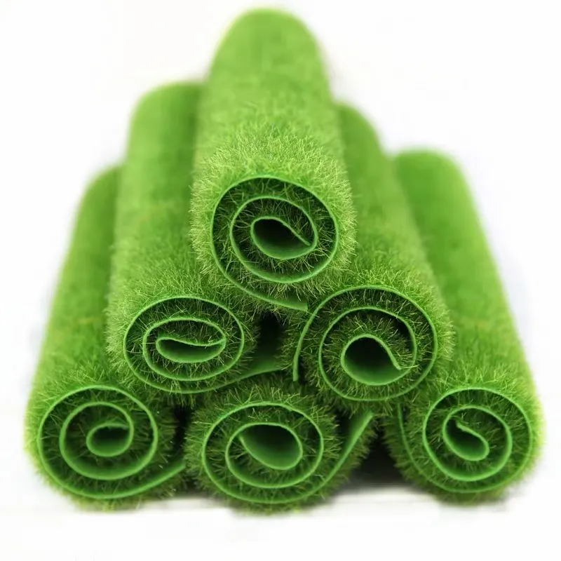 Luyue tappeto erboso erba artificiale della parete verde muschio decorazione della parete tappeto di erba di plastica da giardino casa indoor outdoor verde muschio decorazione