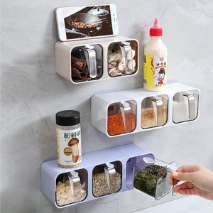 Gewurzbox Kuchenzubehor Wandmontierte <span class=keywords><strong>Gewurz</strong></span> aufwahrungsbehalter Haushalt Gewurzflasche - Product Image 3
