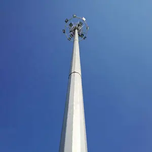 35 40 M metri cina Antenna di rete comunicazione tubo d'acciaio tubo telecomunicazioni telecomunicazioni torri monopolari cellulari