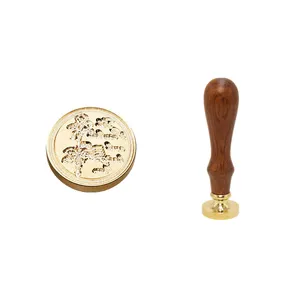 Schiuma flash rimozione dell'inchiostro foglia gufo ottone palma certificato adesivo dorato modello di chiodo <span class=keywords><strong>adesivi</strong></span> caldi taglio sigillo di cera timbro - Product Image 1
