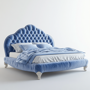 Lit double moderne <span class=keywords><strong>de</strong></span> luxe plate-forme Queen Size rembourré bleu cadre <span class=keywords><strong>de</strong></span> lit meubles <span class=keywords><strong>de</strong></span> <span class=keywords><strong>chambre</strong></span> <span class=keywords><strong>à</strong></span> <span class=keywords><strong>coucher</strong></span> en bois pour hôtel idées <span class=keywords><strong>de</strong></span> <span class=keywords><strong>chambre</strong></span> <span class=keywords><strong>à</strong></span> <span class=keywords><strong>coucher</strong></span> - Product Image 3
