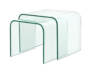 Verre trempé laminé transparent courbé sur mesure de 4 mm à 19 mm pour applications extérieures, salles de bain et escaliers - Product Image 2